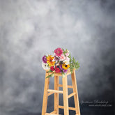 Lofaris Grey Solid Shabby Chic Vintage Photo Shoot Backdrop